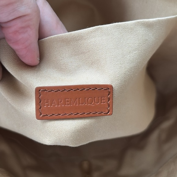 HAREMLIQUE raffia beach/tote bag great condition - Picture 6 of 11